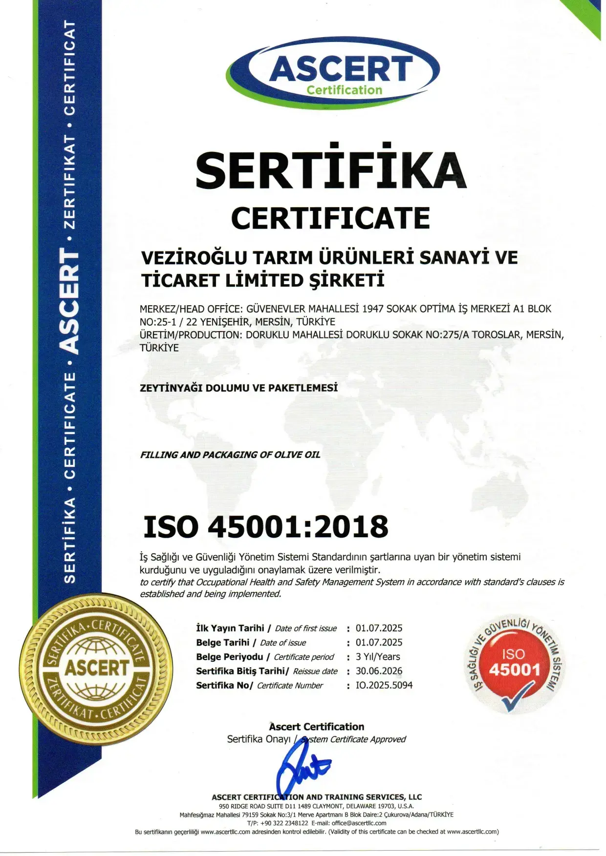 ISO 450001:2018
