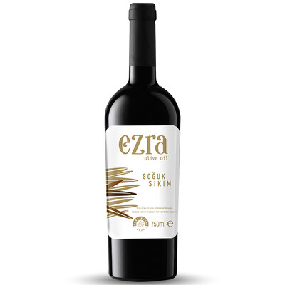 EZRA OLİVE OİL - Soğuk Sıkım Naturel Erken Hasat 750 ml Zeytinyağı<br>2024 Hasadı EZRA OLİVE OİL - Soğuk Sıkım Naturel Erken Hasat 750 ml Zeytinyağı<br>2024 Hasadı