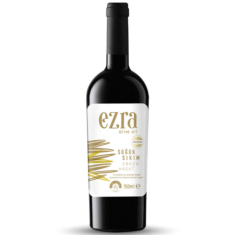 Premium Ödüllü Soğuk Sıkım Naturel Yeni Hasat 750 ml Zeytinyağı<br>2024 Hasadı