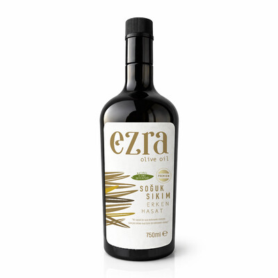 Premium Ödüllü Soğuk Sıkım Naturel Yeni Hasat 750 ml Zeytinyağı 2025-2026 Hasadı