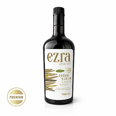 Premium Ödüllü Soğuk Sıkım Naturel Yeni Hasat 750 ml Zeytinyağı 2025-2026 Hasadı