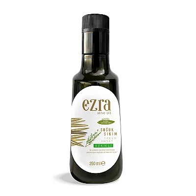 Soğuk Sıkım Naturel Erken Hasat 250 ml Kekikli Zeytinyağı 2025 - 2026 Hasadı