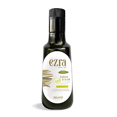 Soğuk Sıkım Naturel Erken Hasat 250 ml Limonlu Zeytinyağı 2025 - 2026 Hasadı